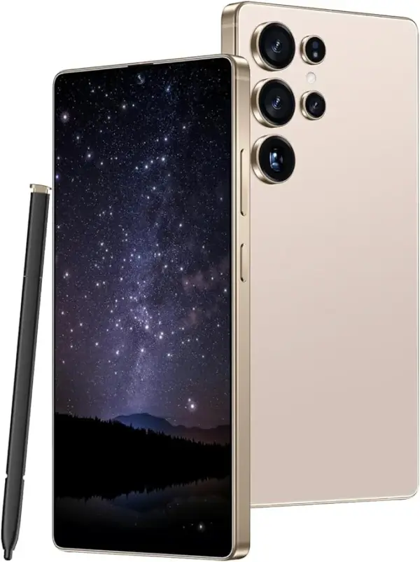 I25 Ultra Unlocked Android Phone| 12GB RAM+512GB| 6.99" HD Screen| 7000mAh Long-Lasting | Snapdragon 8 Gen3 | 68MP+108MP Pro Camera| Android 14 System| Face Unlock + Stylus|(Desert Titanium